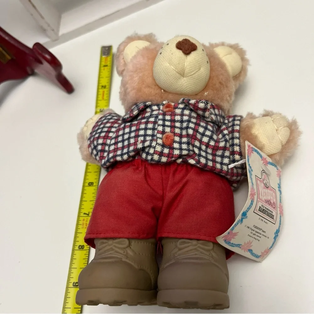 VTG Wendy’s Hamburger‎ Mascot Bear with Red and Brown Outfit